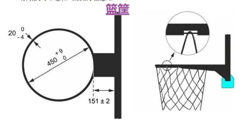 篮球框标准高度是多少？（小白也能懂的篮球知识）